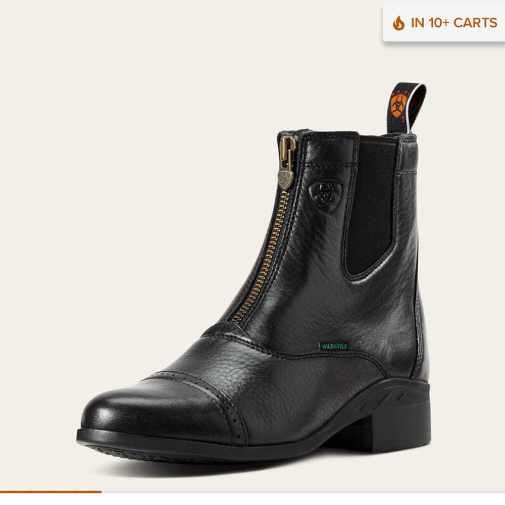 Ariat Heritage Breeze Leather Zip-Up Boots